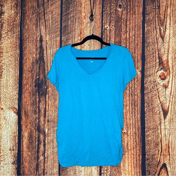 Isabel Maternity Ruched Tee - Picture 1 of 2